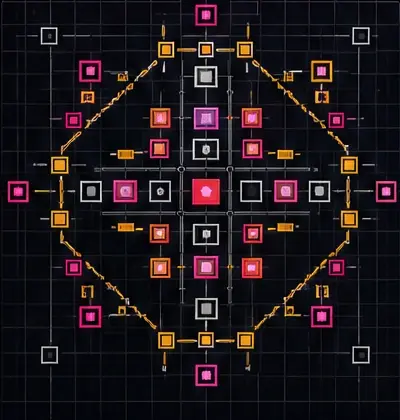 Top-down base plan illustration