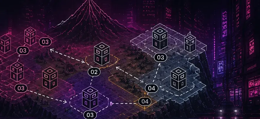 Enemy war map with attack routes
