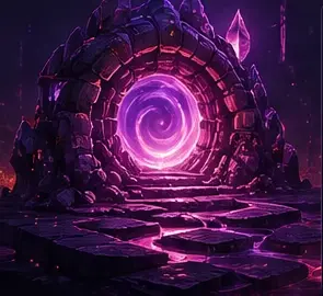 Glowing portal