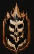 Horned skull crest